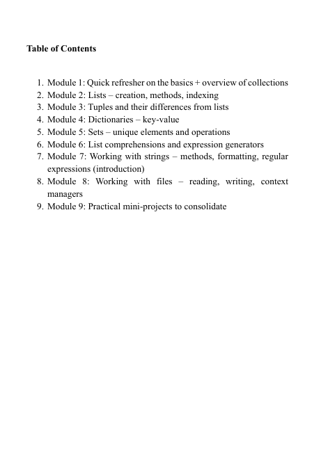 "Nova Pulse" course preview